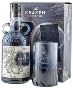The Kraken Black Spiced 40% 0.7L + sklenice
