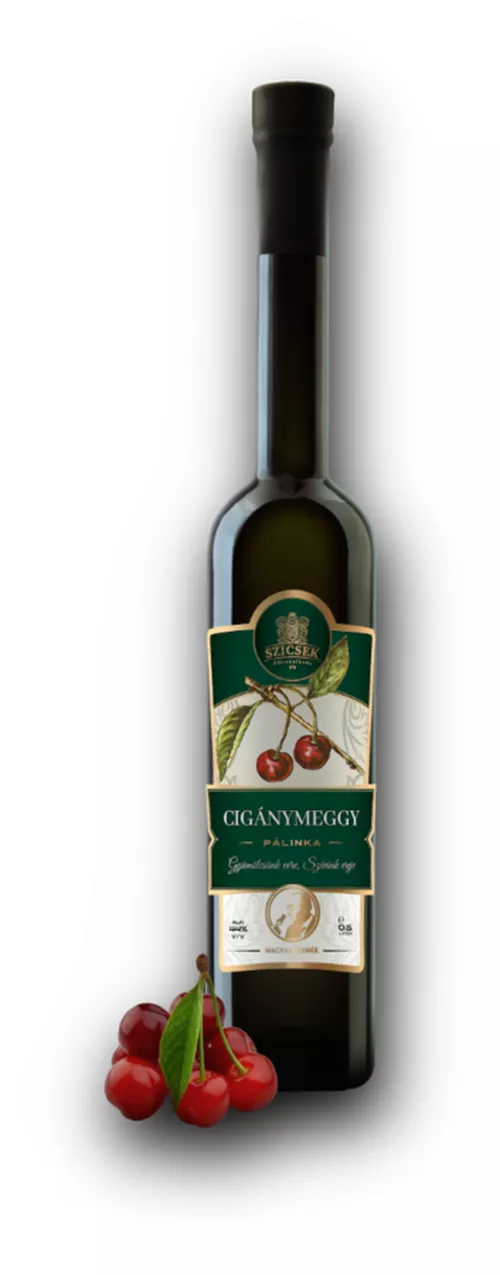 Szicsek Cigánymeggy - Čerešňovica z Čerešňe Vtáčej  44% 0,5L