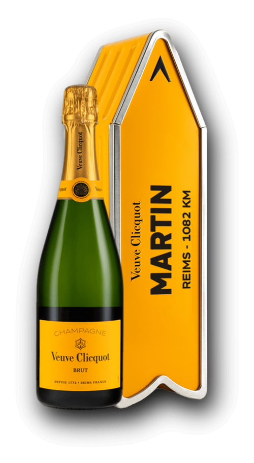 Veuve Clicquot Yellow Label Brut - šipka Martin 12.5% 0.75L