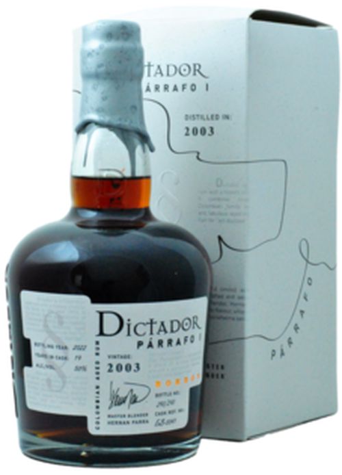 Dictador Parrafo 1 2003 Borbón 50% 0,7L