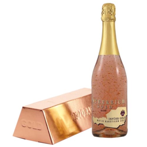 Österreich Gold Rosé 23k zlato suché 9,5% 0,75l