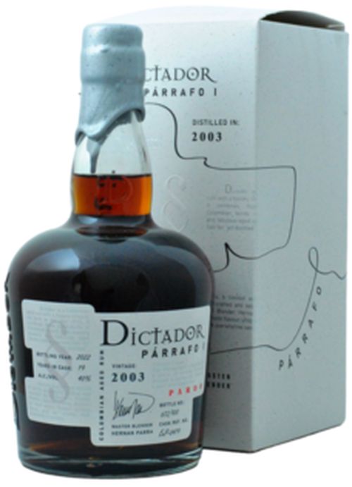 Dictador Parrafo 1 2003 Pardo 40% 0,7L