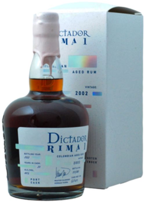 Dictador Rima 1 2002 Port Cask 44% 0,7L