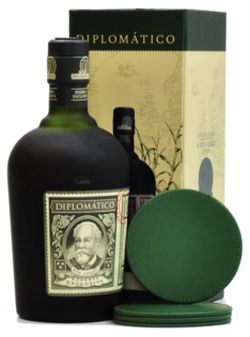 Diplomatico Reserva + 4 podložky pod poháre 40% 0.7L