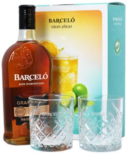 Barceló Gran Añejo + 2 sklenice 37,5% 0,7L