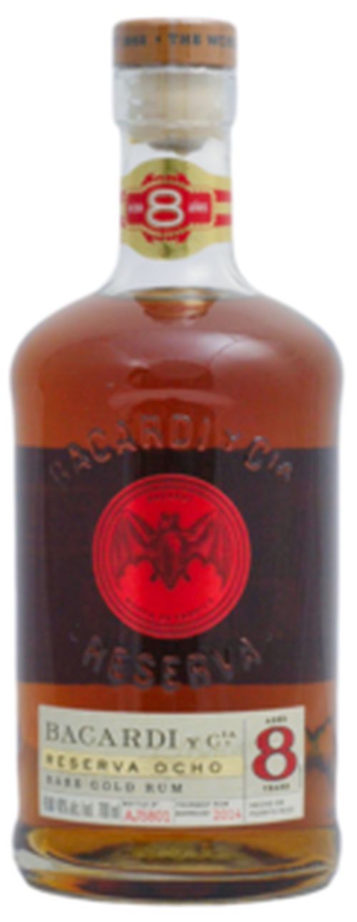 Bacardi Reserva Ocho 8 YO Puerto Rico 40% 0,7l