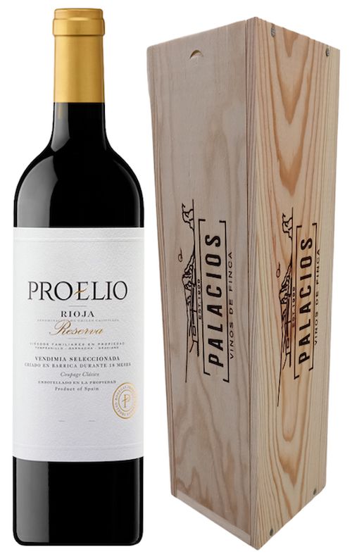 Dárkové balení Magnum Reserva Vendimia Seleccionada 2017, Proelio, Rioja, 1,5 litru