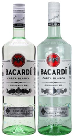 Bacardi Carta Blanca 37,5% 1l