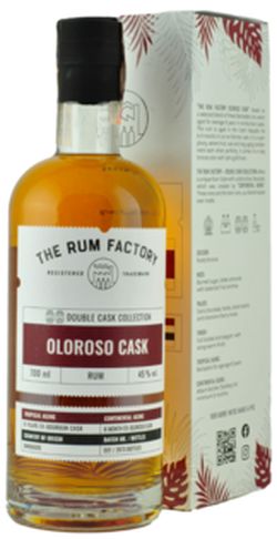 The Rum Factory - Double Cask Collection - Oloroso Cask 45% 0,7L