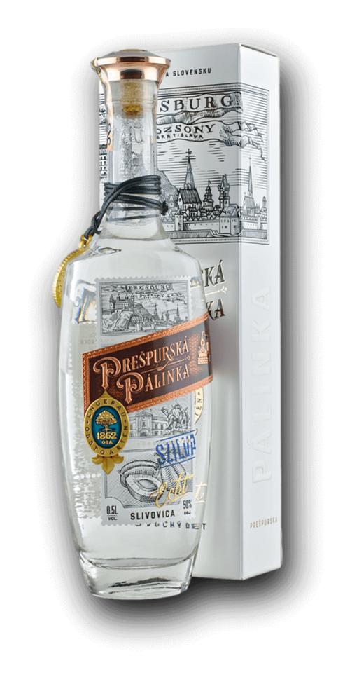 Prešpurská Pálinka Slivovica 2024 50% 0,5L
