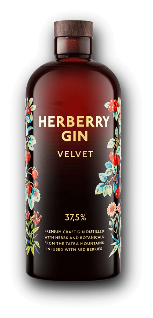 Herberry Gin Velvet 37,5% 0,7L