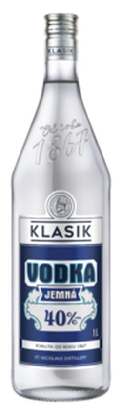Klasik Vodka Jemná 40% 1l