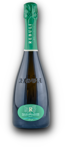 Rebuli Zerogrammi Prosecco D.O.C.G. Valdobbiadene Extra Brut 11% 0,75L