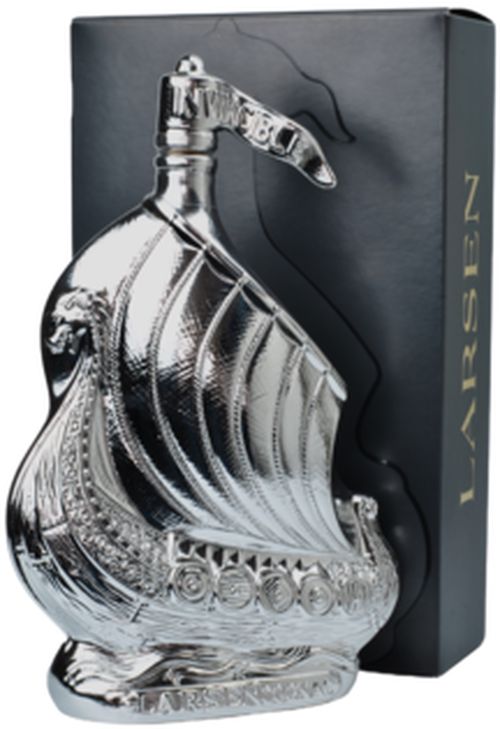 Larsen Invincible Silver Sculpture Keramická Láhev 40% 0,7L